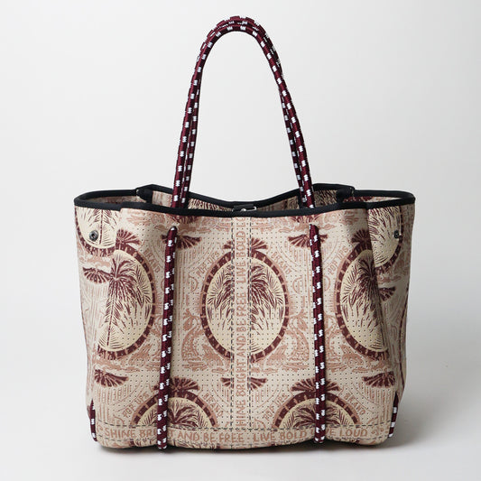 EVERYDAY TOTE POP UPS SCARF BEIGE