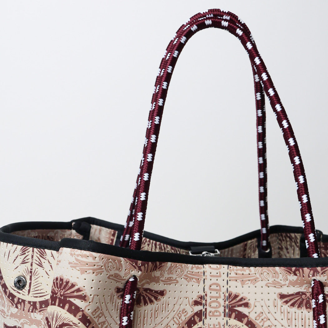 EVERYDAY TOTE POP UPS SCARF BEIGE