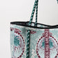 EVERYDAY TOTE POP UPS SCARF GREEN