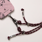 PHONE STRAP BURGUNDY