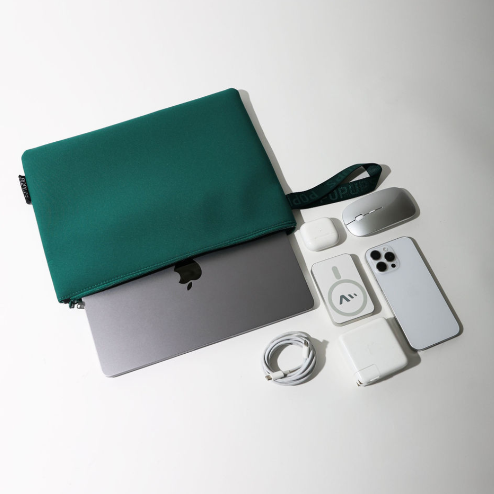 LAPTOP SLEEVE EMERALD - LUCKY HEART