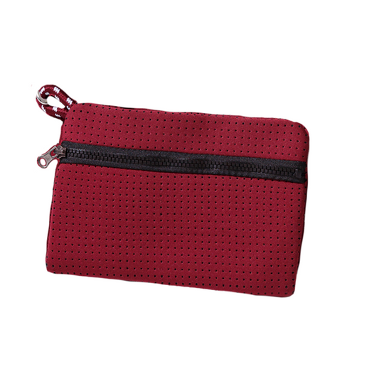 DETACHABLE POUCH BURGUNDY