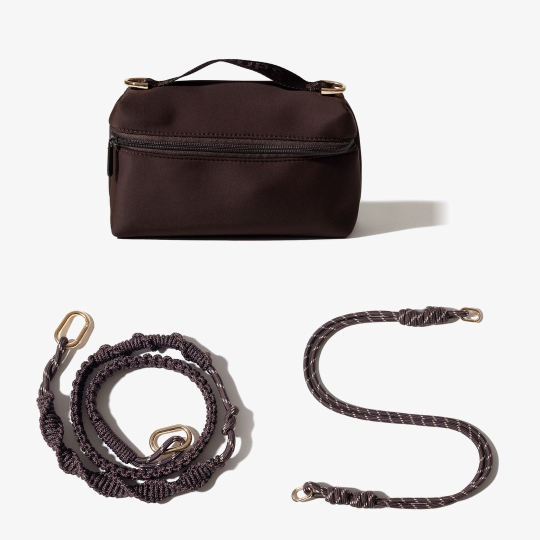 BUNDLE VANITY CLUTCH - ESPRESSO