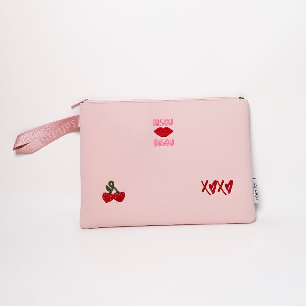 LAPTOP SLEEVE PRETTY IN PINK - BISOU BISOU