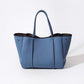 STORMY BLUE SET: EVERYDAY TOTE + LAPTOP SLEEVE + ESSENTIAL POUCH + PASSPORT WALLET + KEY CHAIN