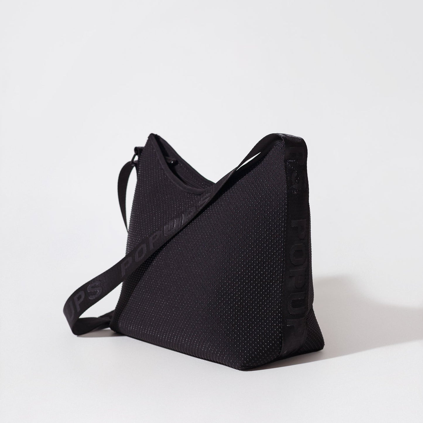 HOBO CROSSBODY BAG BLACK DOTTED