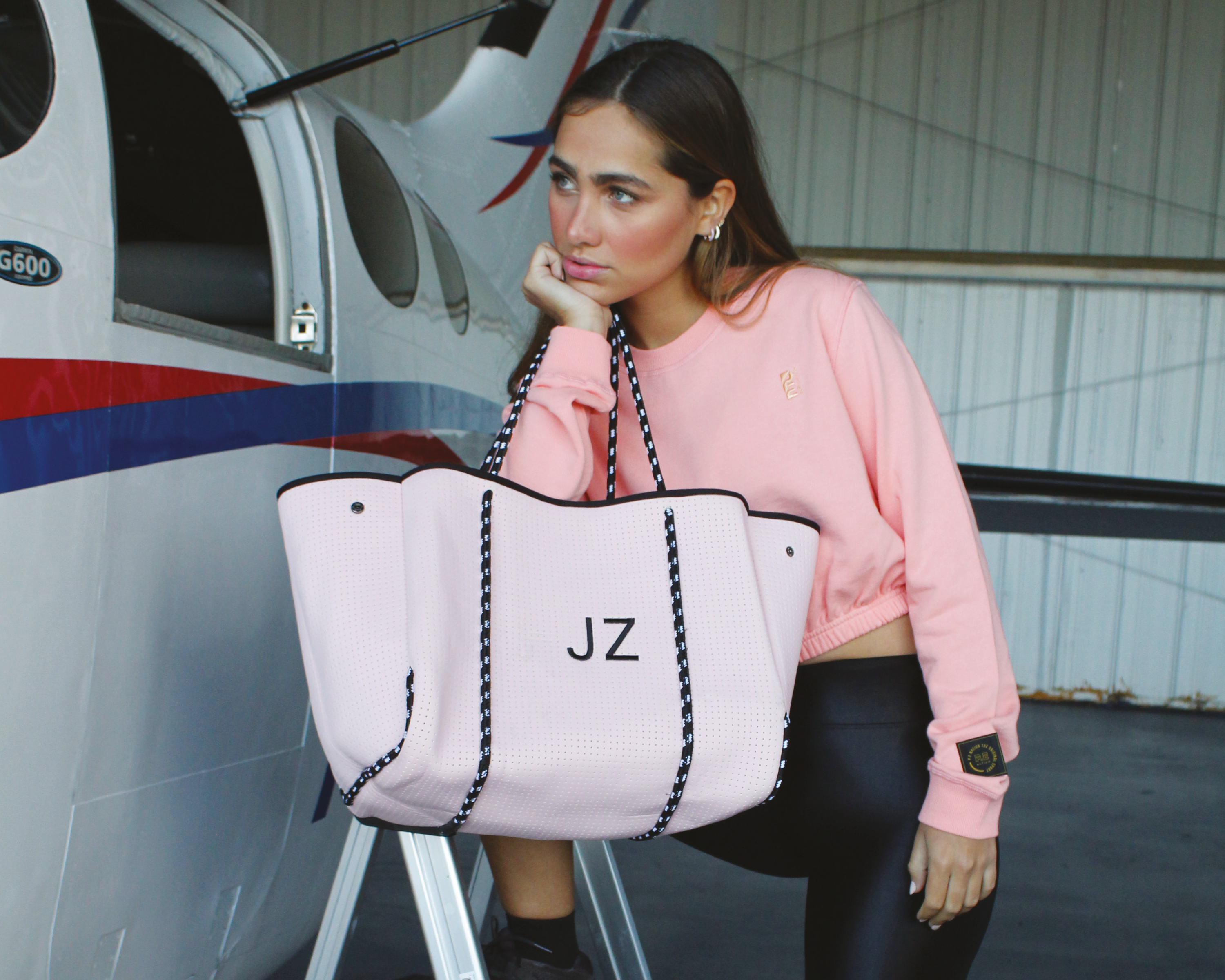 Pink Panther Canvas Shopping Bag (Pink) - MINISO Australia