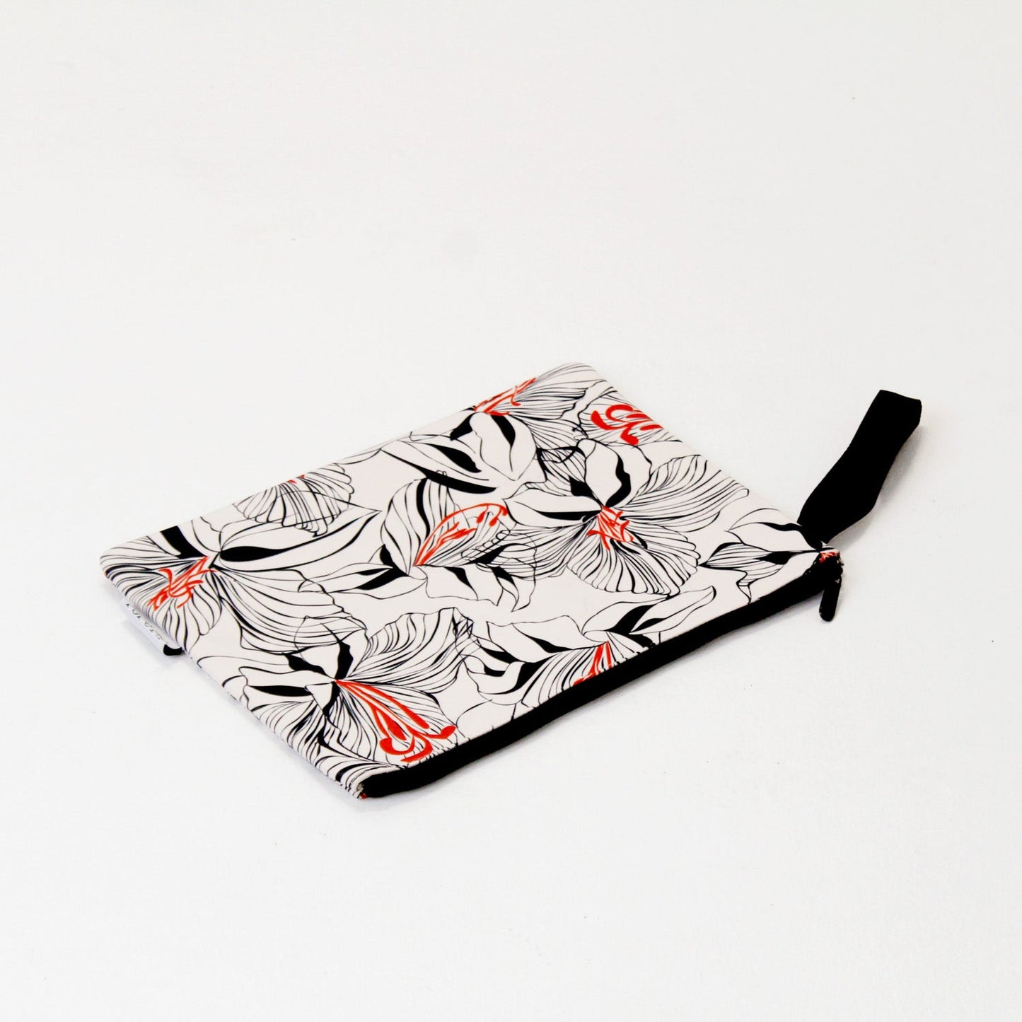 OVERSIZED WRISTLET POUCH HIBISCUS