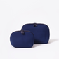 DEEP BLUE SET: LAPTOP SLEEVE + ESSENTIAL POUCH + MAKEUP POUCH SET