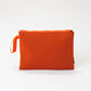 BURNT ORANGE SET: OVERSIZED WRISTLET POUCH + ESSENTIAL POUCH + PASSPORT WALLET