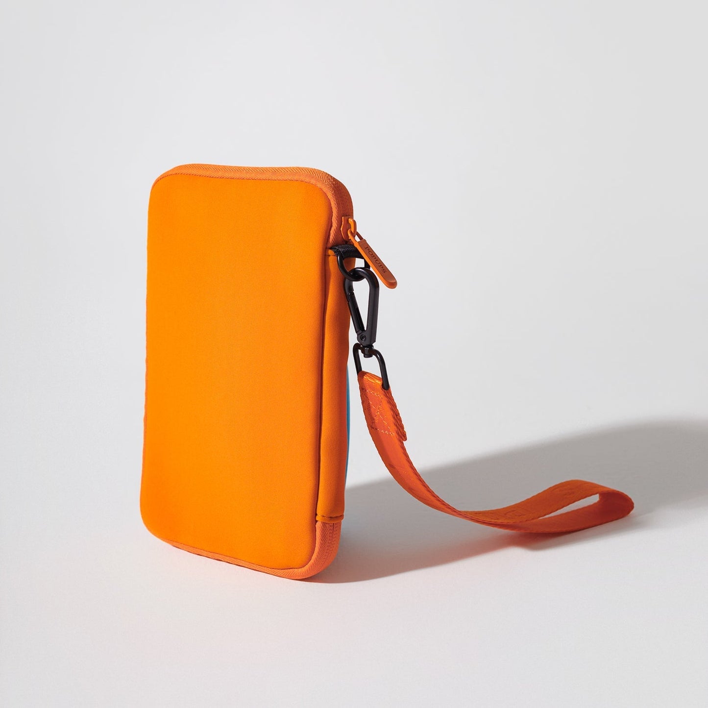 BURN ORANGE SET: OVERSIZED WRISTLET POUCH + ESSENTIAL POUCH + PASSPORT WALLET