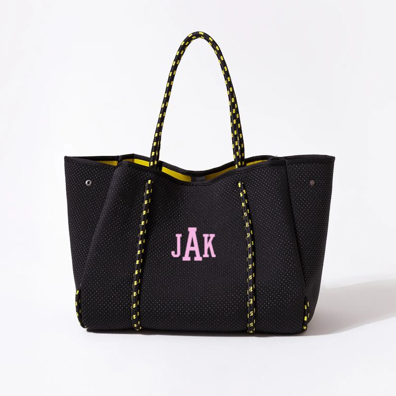 EVERYDAY TOTE DOTTED BLACK – Pop Ups Brand