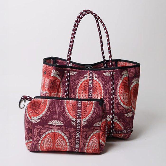 PRINT TOTE + POUCH SET