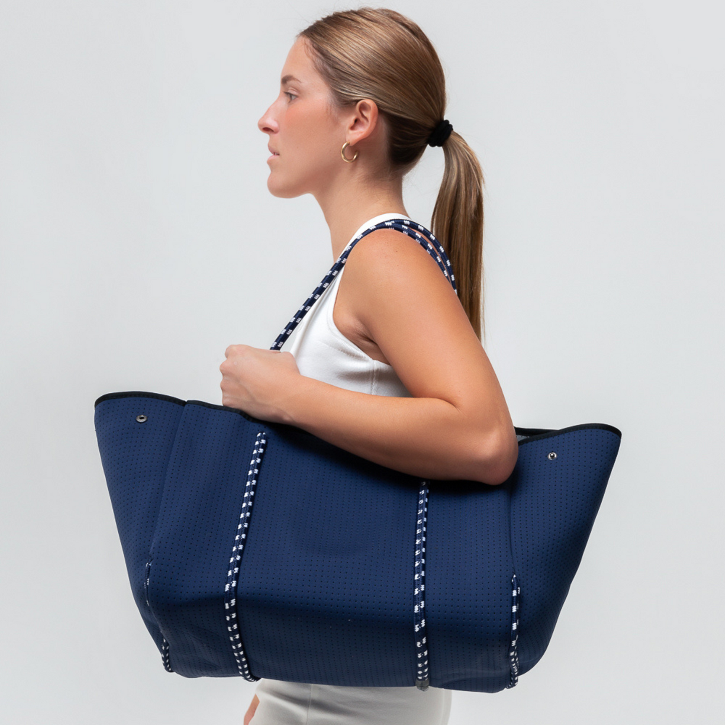 POUCH + EVERYDAY TOTE - DEEP BLUE