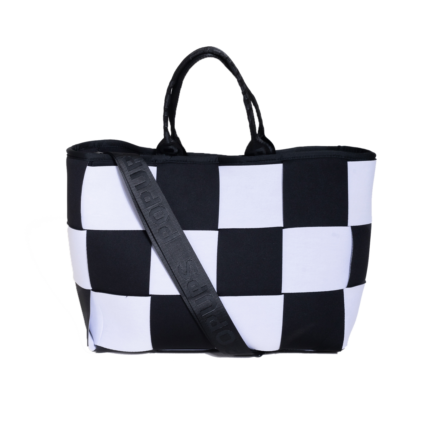 TOTE ICON + MINI TOTE ICON - BLANCO Y NEGRO