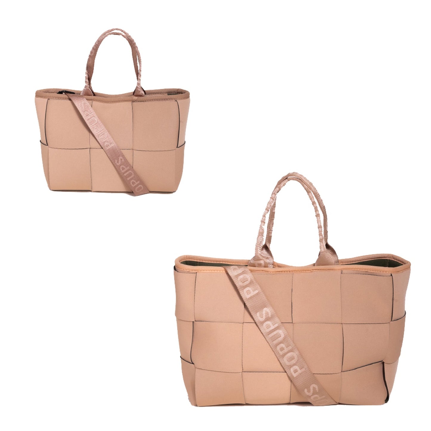 ICON TOTE + MINI ICON TOTE - TAN